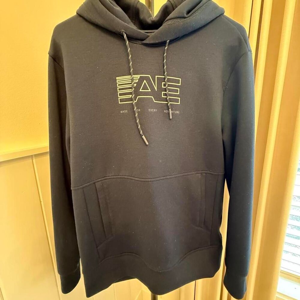 American-eagle Women's Black Hoodie